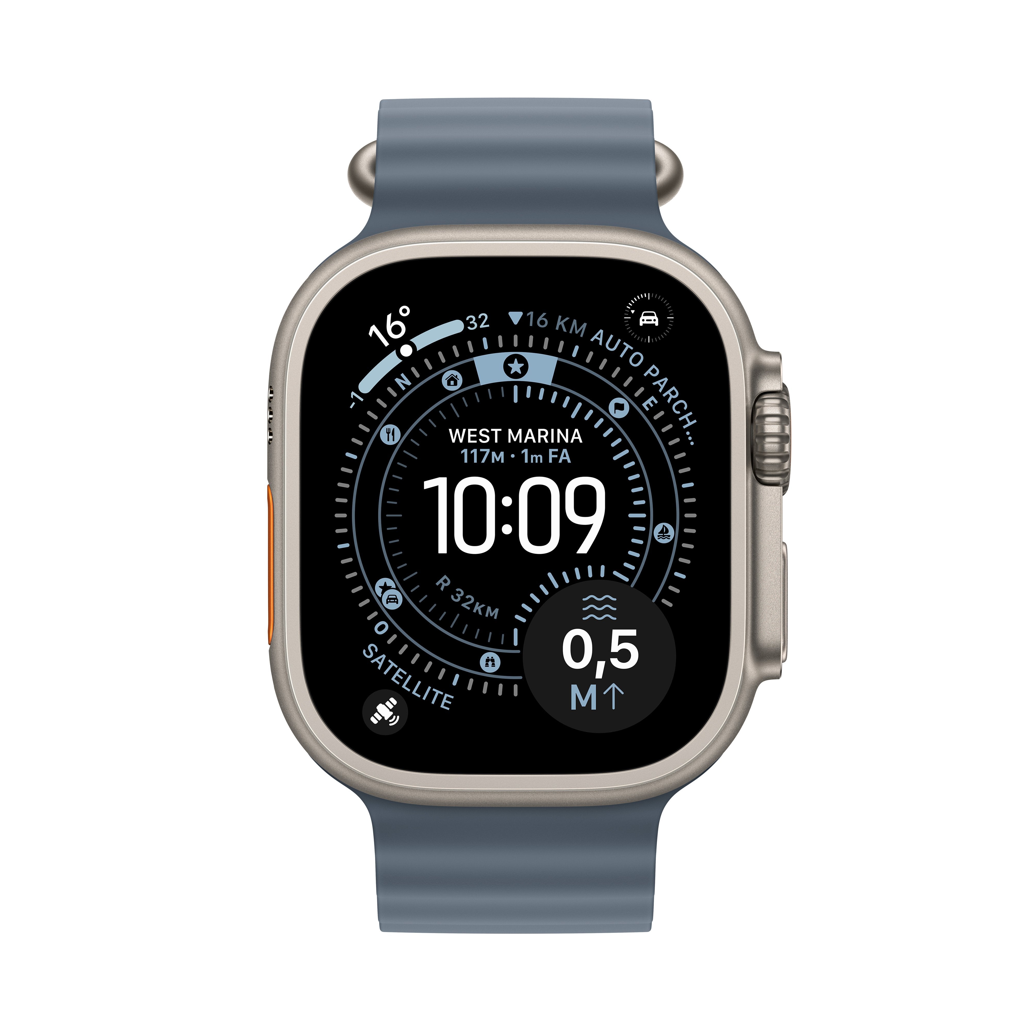 EAN 195950481259 - Apple Watch Ultra 3 OLED 49 mm Digital 422 x 514 Pixeles Pantalla táctil 5G Titanio Wifi GPS (satélite) imagen 2