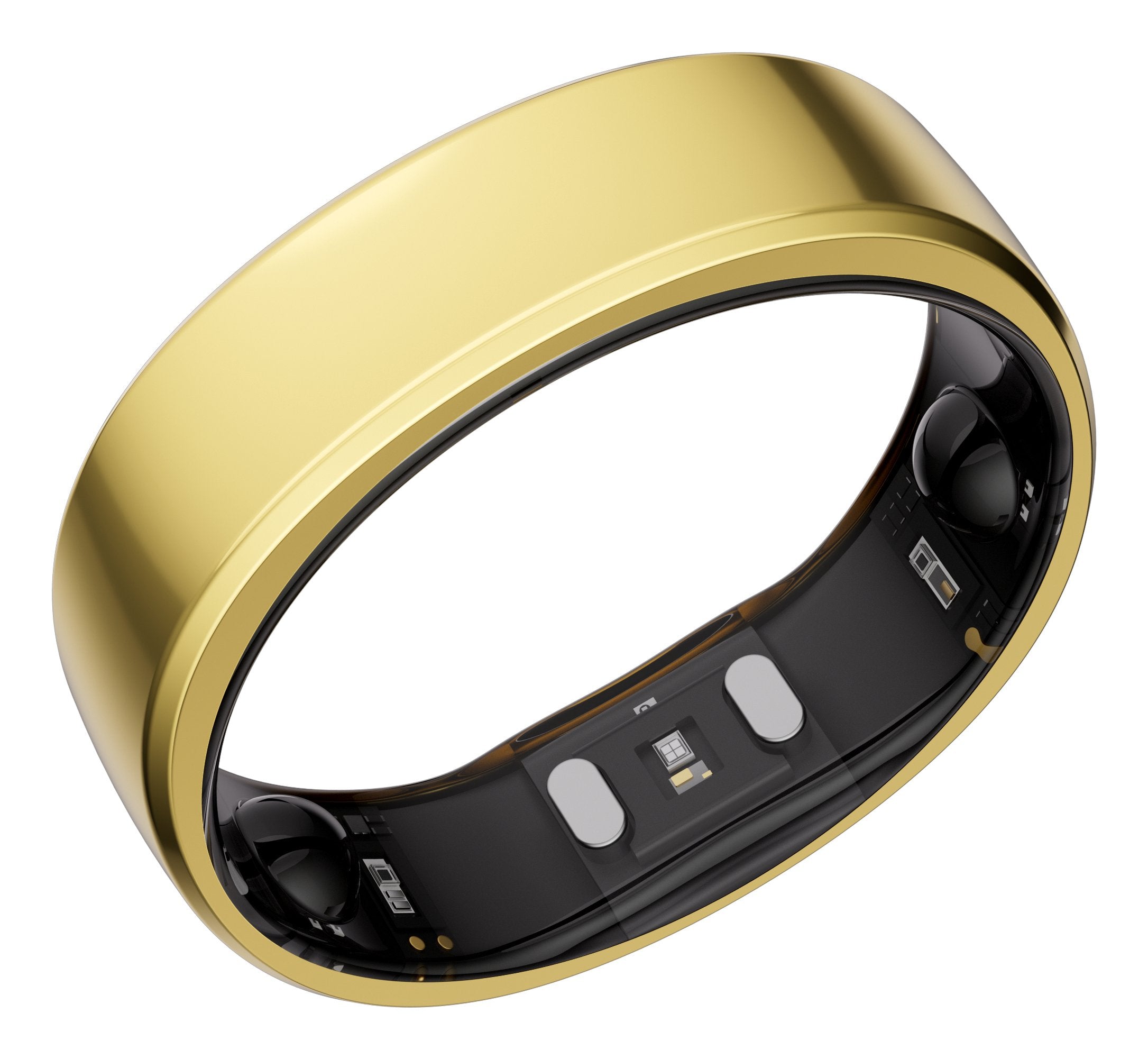 Anillo Inteligente Ringconn Gen2 Para Mujeres Y Hombres - Portátil Para Seguimiento Del Sueño Y La Actividad Física - Frecuencia Cardíaca - Color Oro King, Talla 10