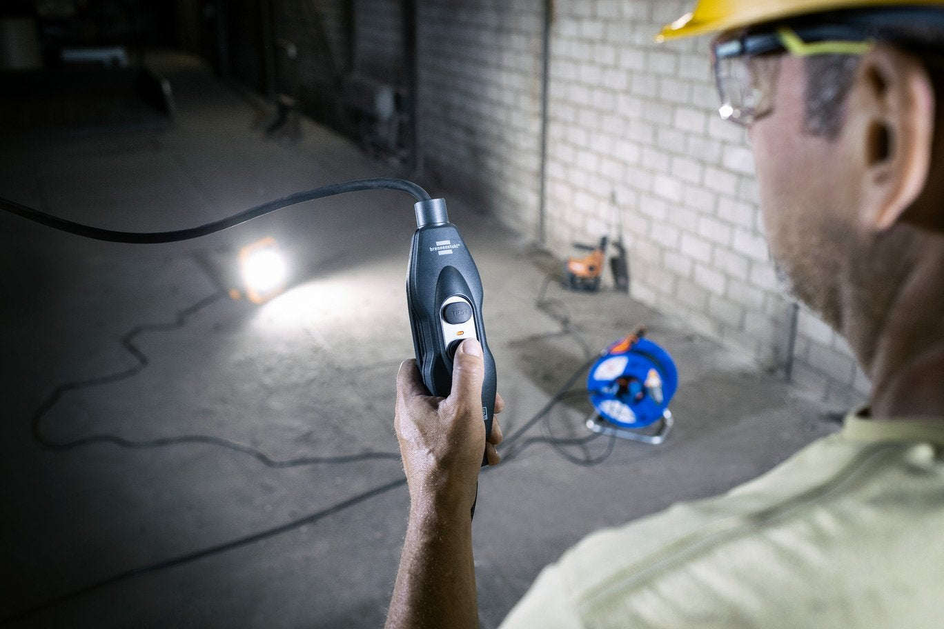 Brennenstuhl Professional Prcd-S Advanced Con Schutzadaptadorkabel 3m, Ip44