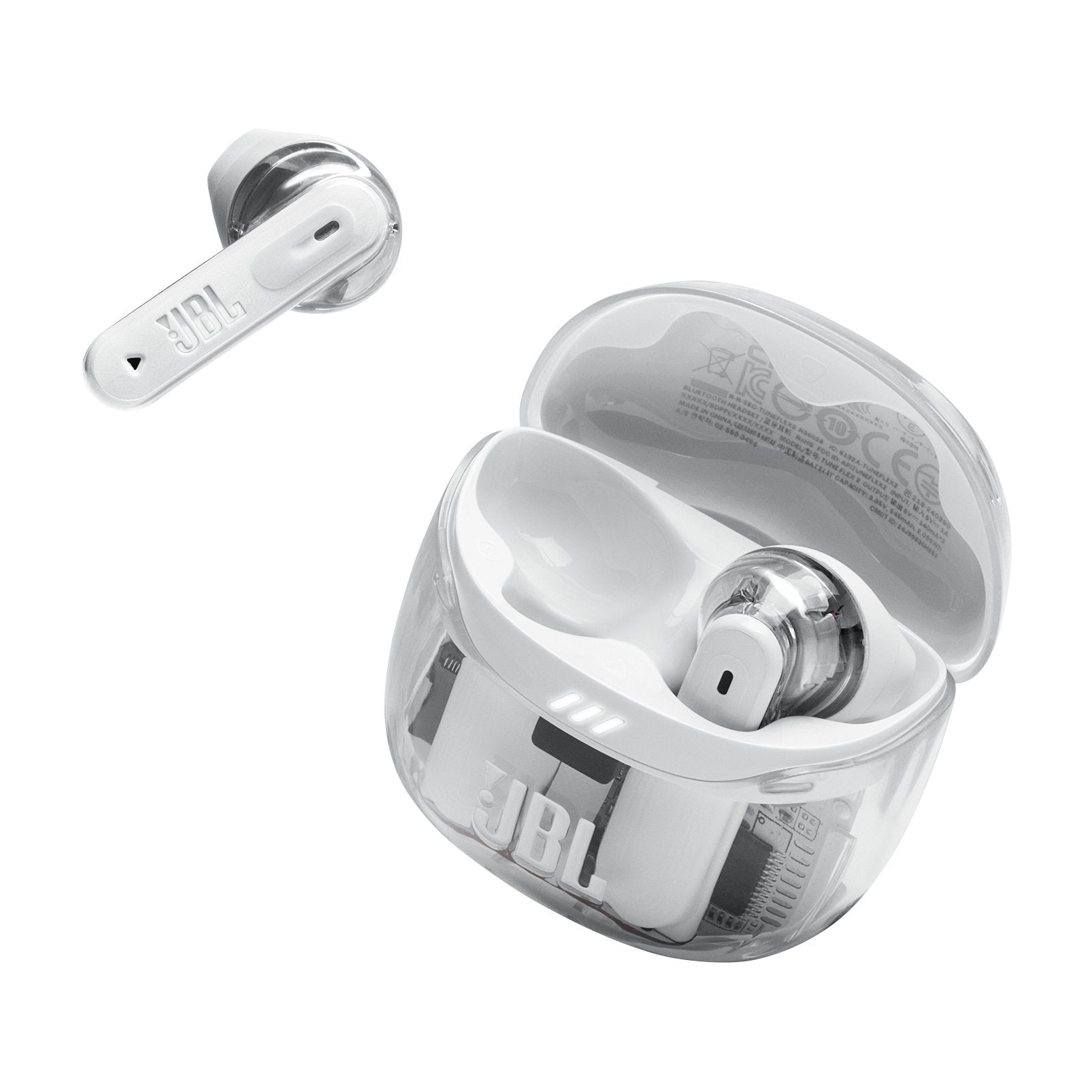 Jbl Tune Flex 2 Ghost Edition Tws Bluetooth Wireless In-Ear Earphone Ghost White Eu