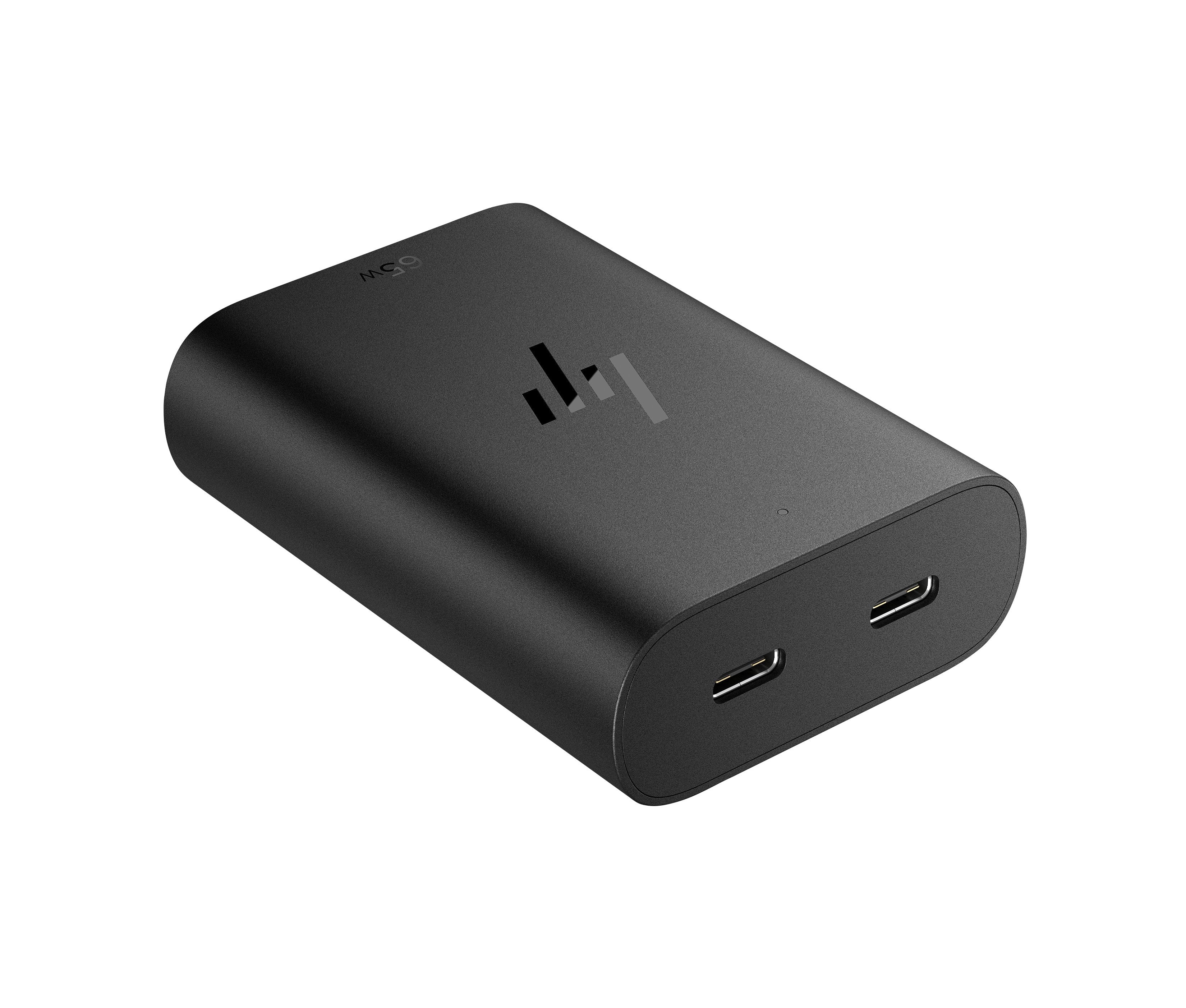Cargador Para Portátil De Hp Con Usb-C Gan De 65 W