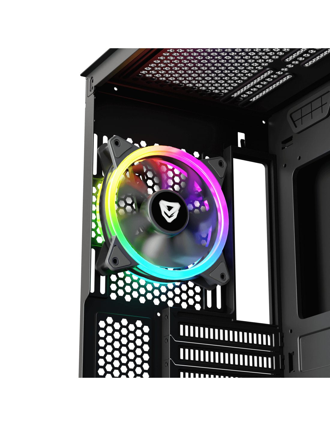 Nfortec Draco X Black Tempered Glass Usb 3.2 Black