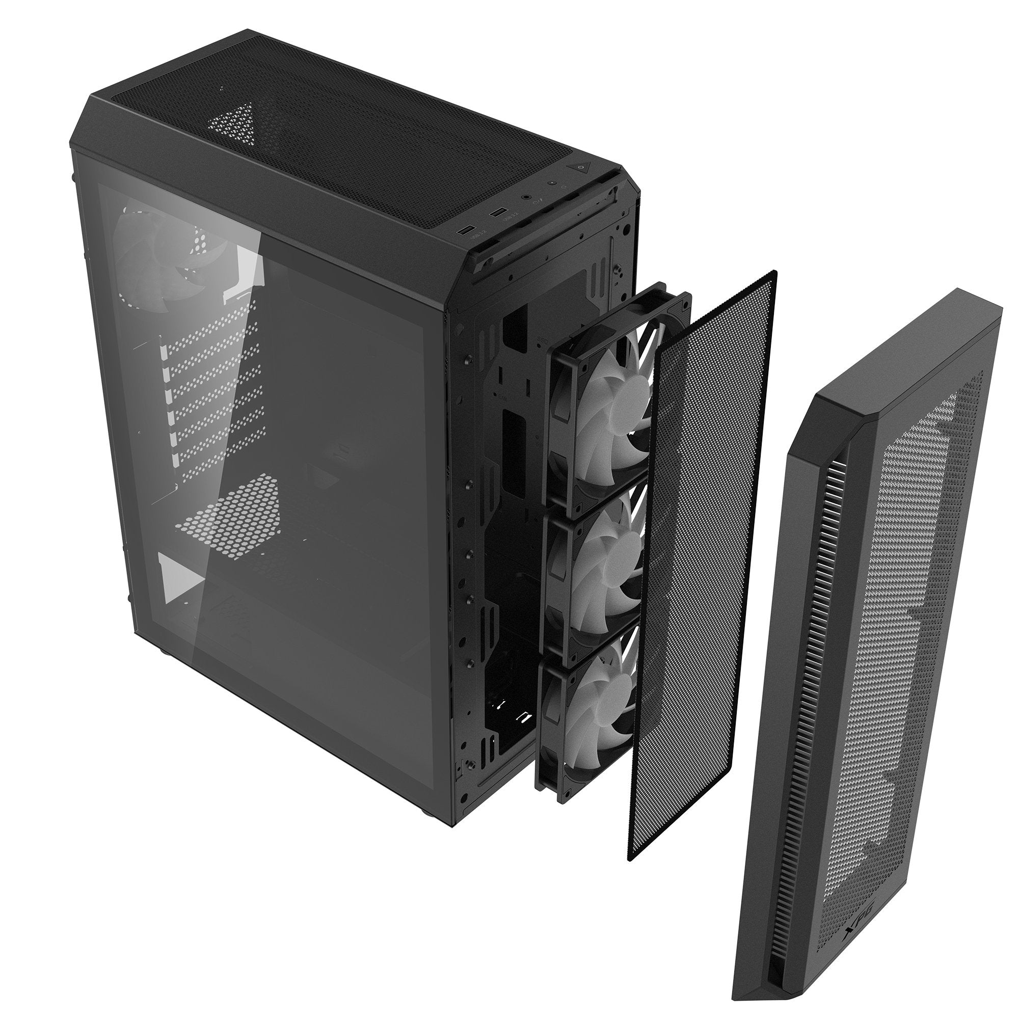 EAN 4711085948502 - XPG VALOR AIR PLUS Midi Tower Negro imagen 8