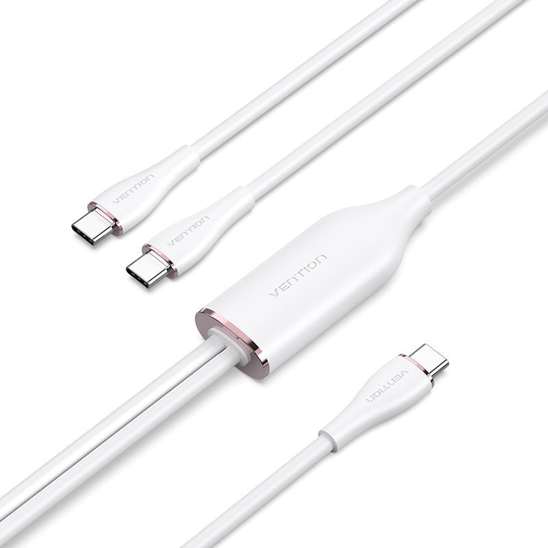 EAN 6922794774216 - Vention CTMPG cable USB USB 2.0 0,5 m USB C 2 x USB C 0,48 Gbit/s Blanco imagen 1