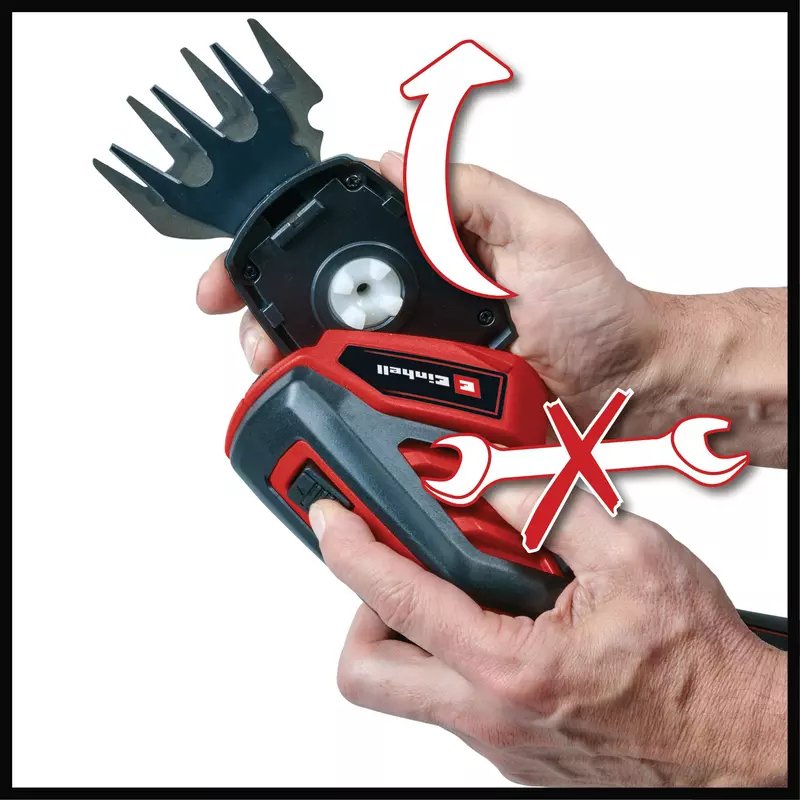 Podadora Einhell  Gc-Cg 3,6/70 Li 3410360 Negro/Rojo