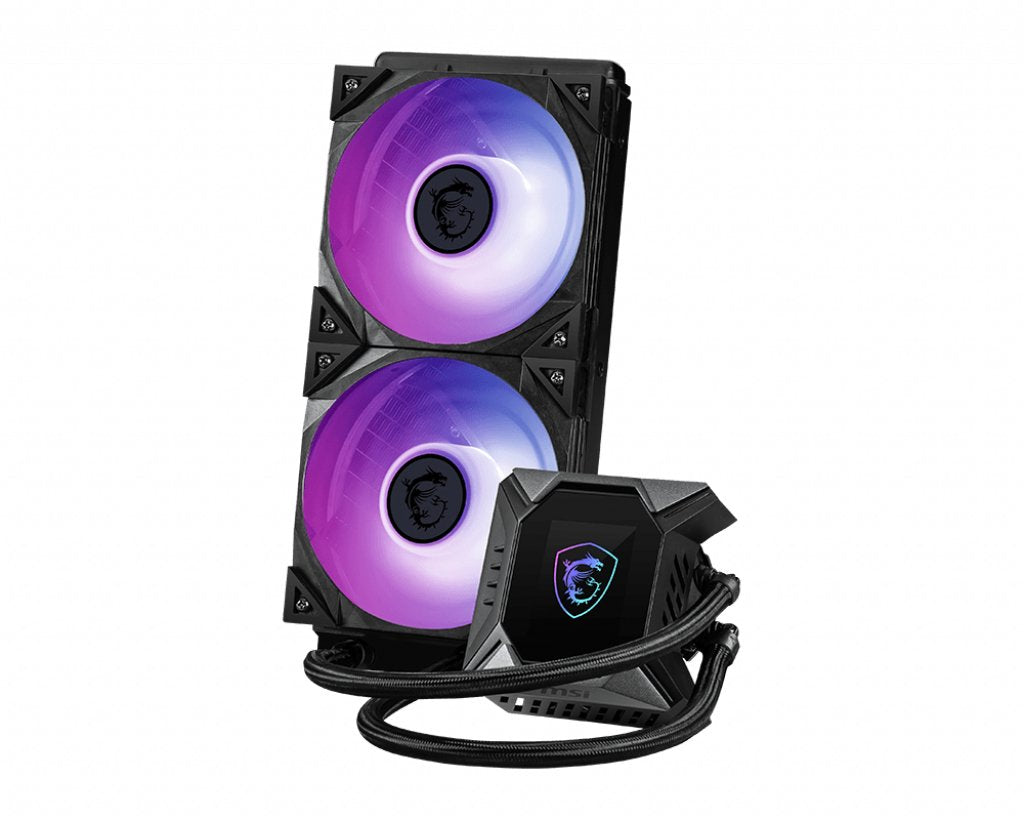 Kit De Watercooling Para Procesador Con Eclairage Argb - 2 X 12 Cm Ventiladorados  - Compatible: -Intel 1150/1151/1155/1156/1200/2011/2011-3/2066  -Amd Am4/Am2/Am2+/Am3/Fm1/Fm2/Fm2+  - 39.9 Dba - 77.4cfm