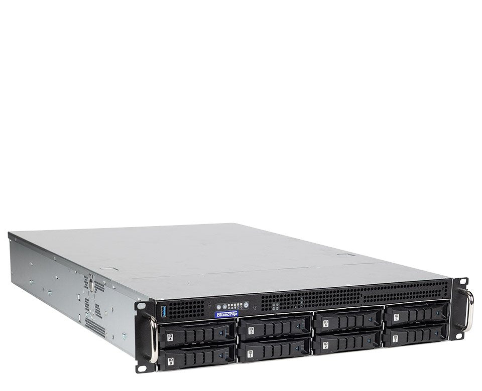 Bluechip Serverline R32318r 2he Rack, Intel® Xeon® 6315p Procesador / Hasta 5.20 Ghz, Intel® C242, 32 Gb Ddr5, 2 X 960 Gb Ssd, Tpm-Módulo, 2 X Rj45 (1 Gb/S)