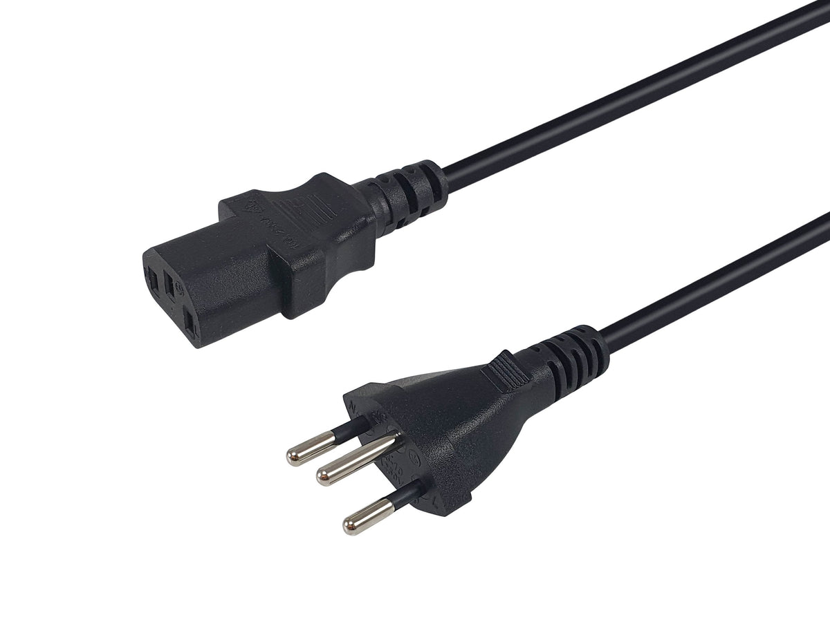 Equip Cable De Alimentación C13 ->T12 H/M Negro 3.00m Pvc