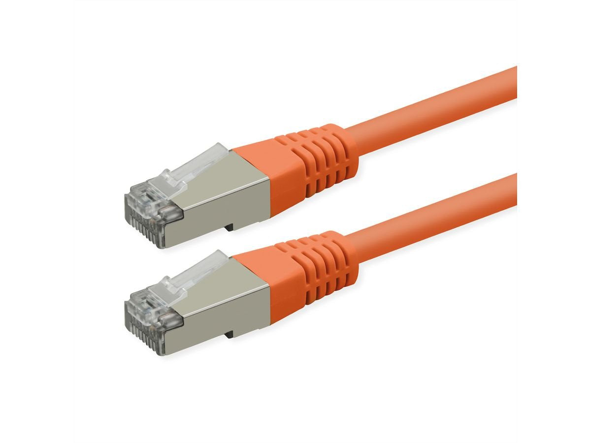 Kab Roline Cable De Red Cat.6 Class E Poe S Ftp Pimf Naranja 7m