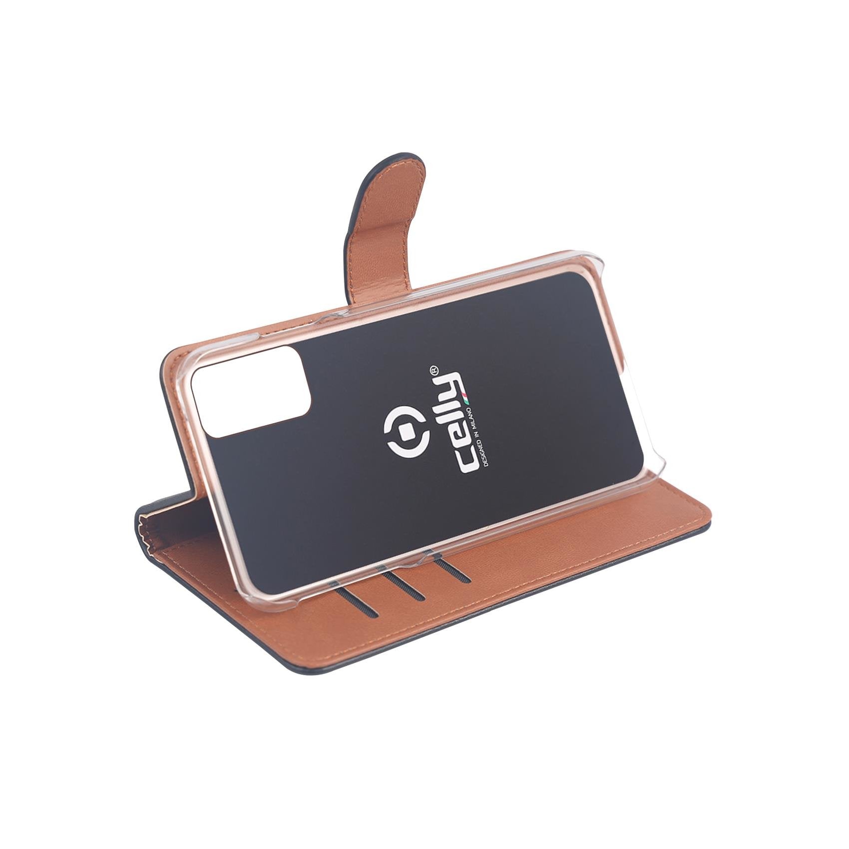 Celly Wally Funda Para Iphone 13 - 15,5 Cm (6.1") Funda Cartera Negro