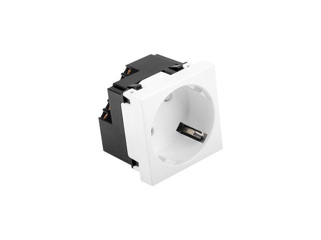 Roseta Pared Lanberg 230v Schuko 16a Tool-Less Blanco