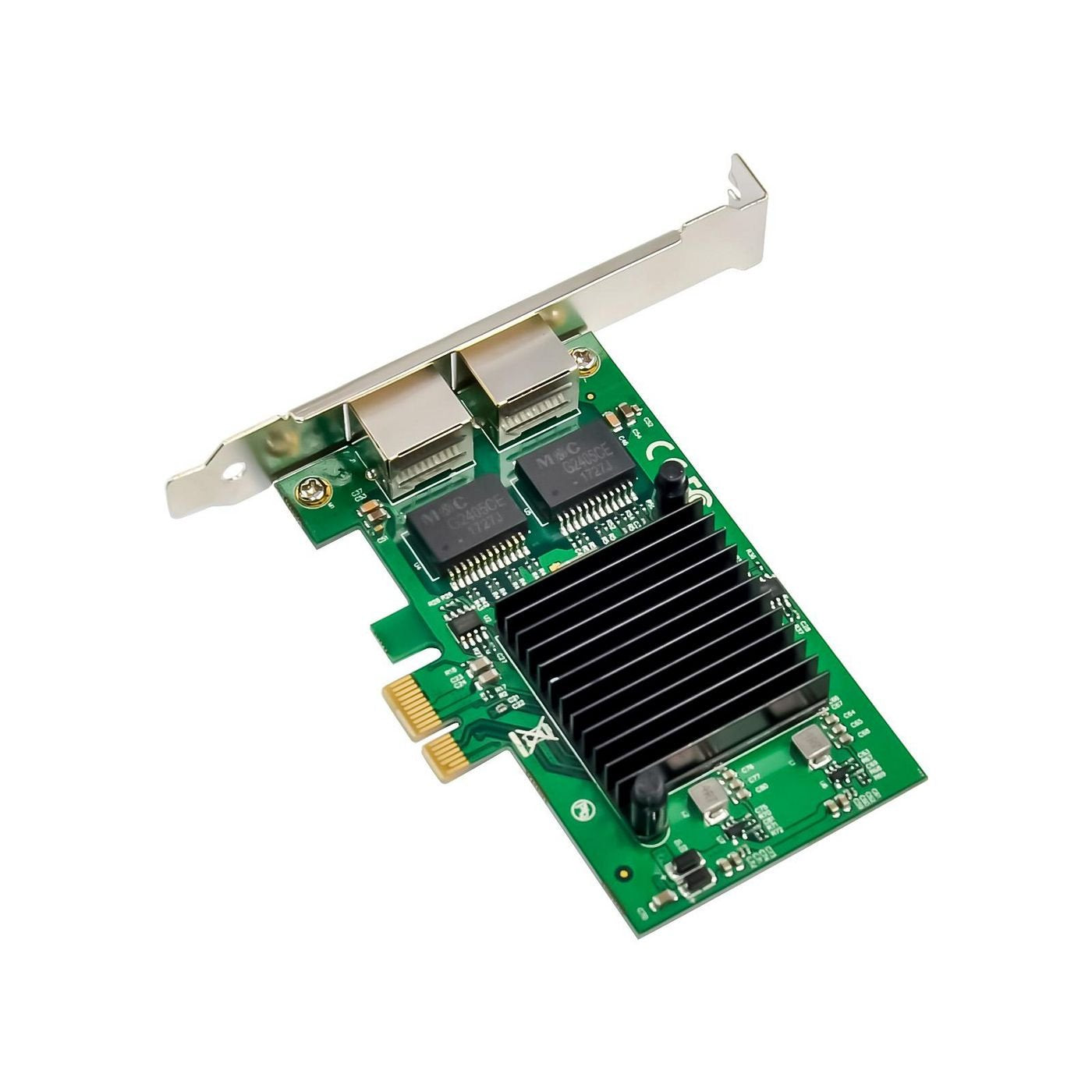 Network Card Pcie X1 Intel  82575 Dual- Rj45