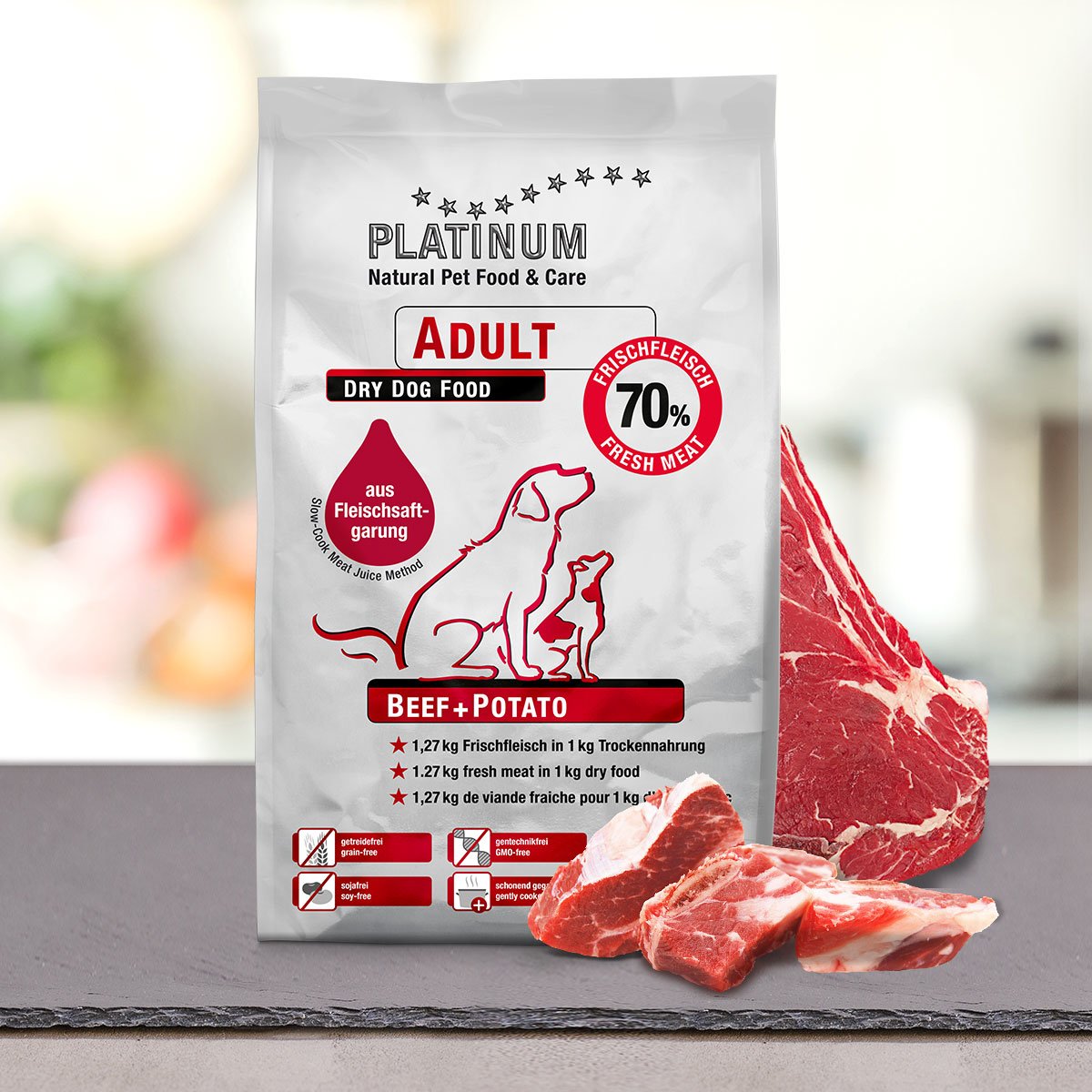 EAN 4260208740665 - Platinum Adult Beef + Potato 5 kg Adulto Ternera, Patata imagen 1