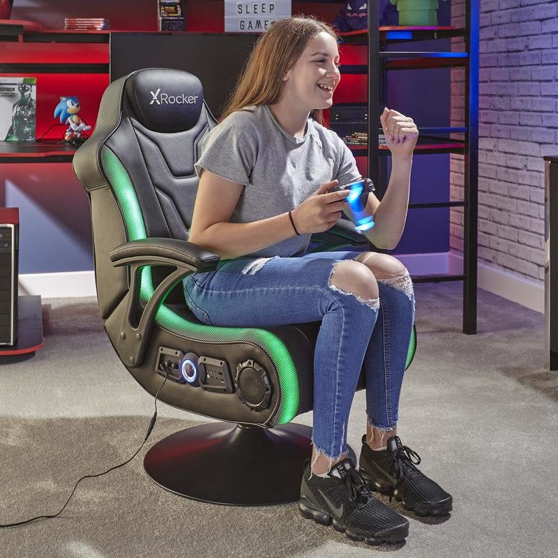 X Rocker Monsoon Gaming Sessel Rgb Schwarz