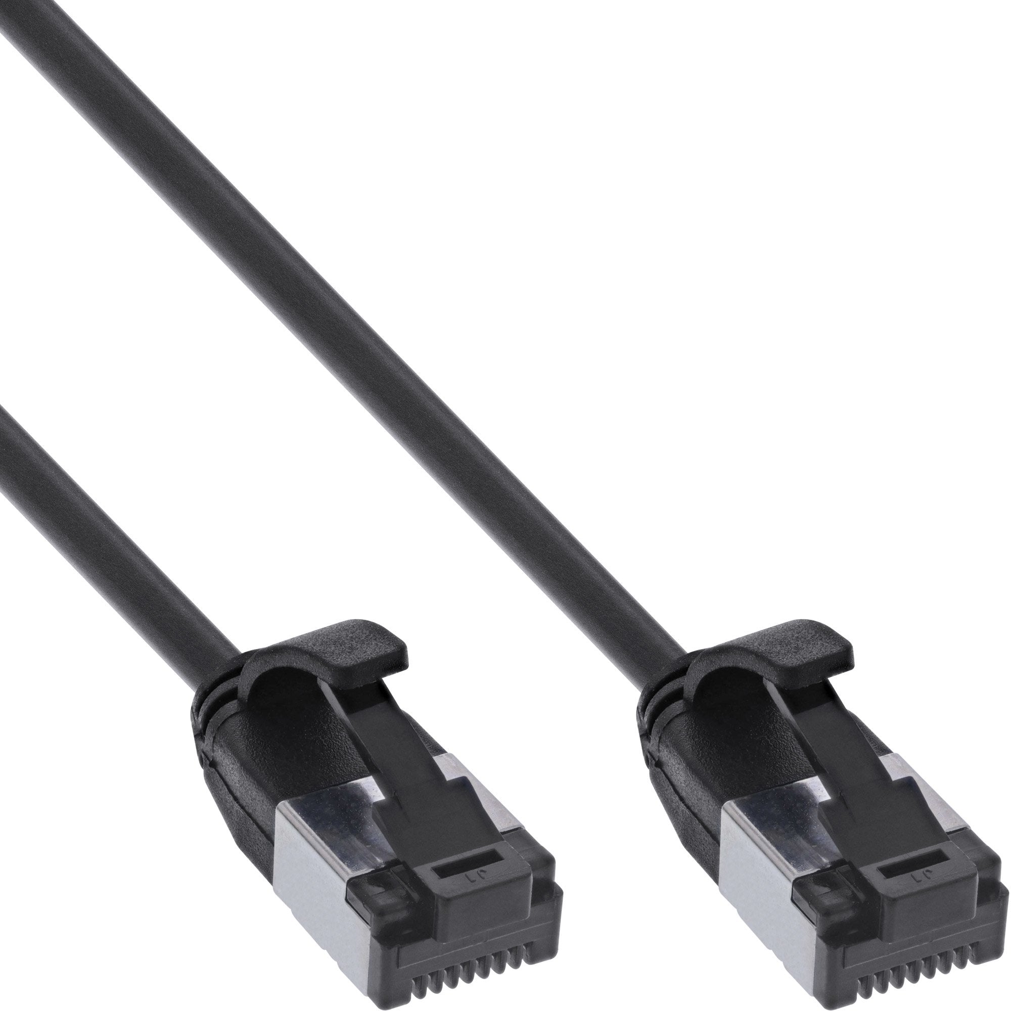 Inline® Cable De Red Slim, U/Ftp, Cat.8.1, Tpe Halogen-Free, Negro 3m
