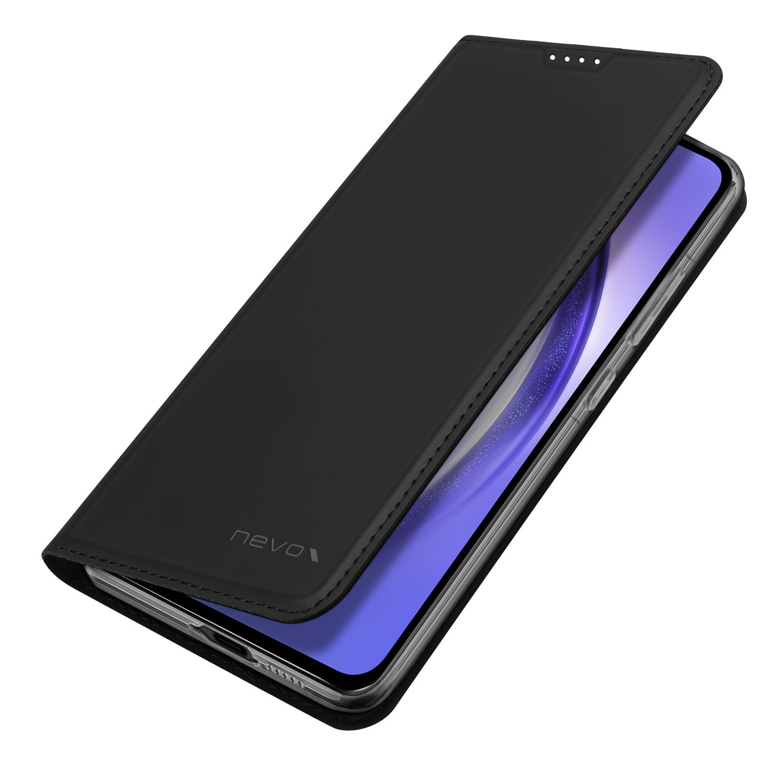 EAN 4250686414875 - nevox 2487 funda para teléfono móvil 17 cm (6.7") Folio Negro imagen 1