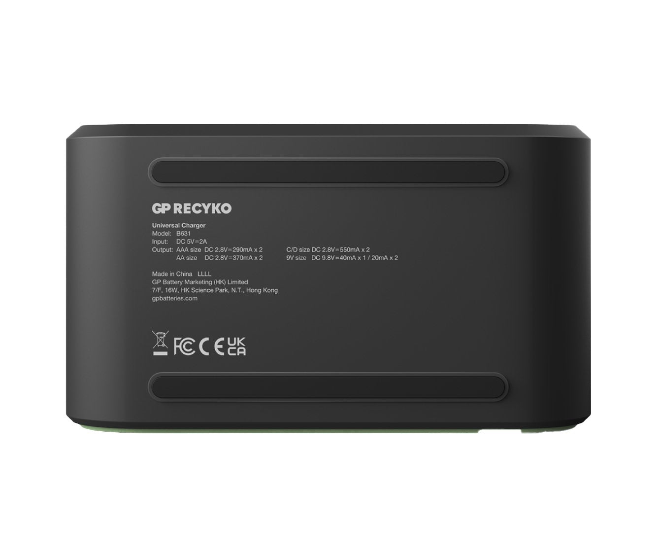 Cargador  Gp Recyko B631 Universal Aa/Aaa/C/D/9v Accus