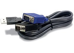 EAN 0710931304343 - Trendnet 1.8m USB/VGA cable para video, teclado y ratón (kvm) Negro 1,8 m imagen 1
