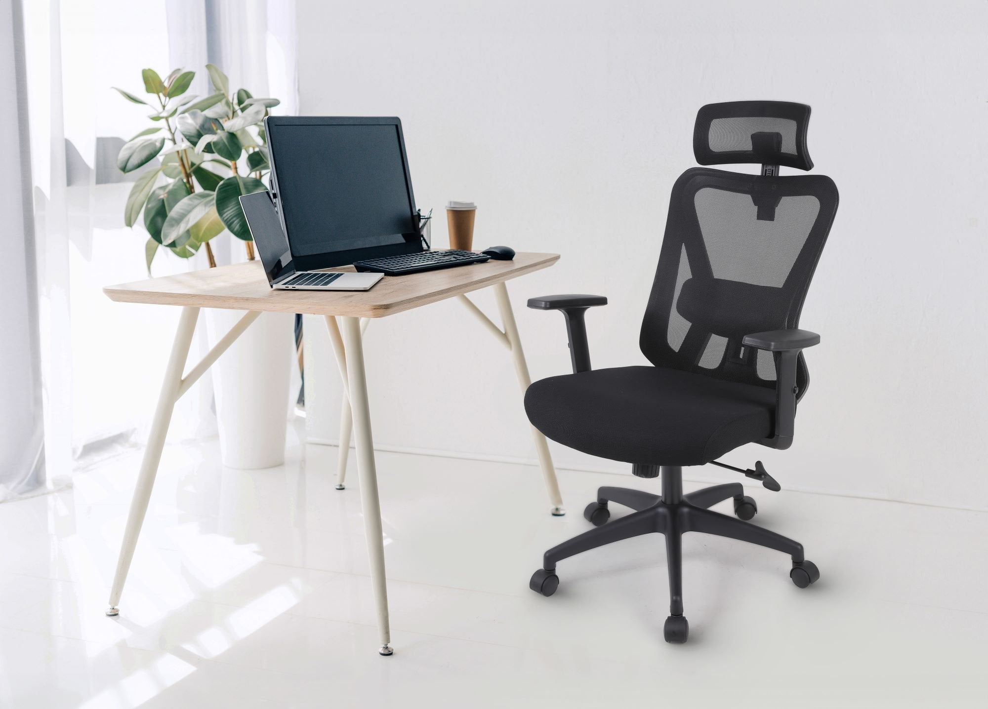 EAN 5901443391968 - Activejet T5 BLACK silla de oficina y de ordenador Asiento acolchado Respaldo de malla imagen 20
