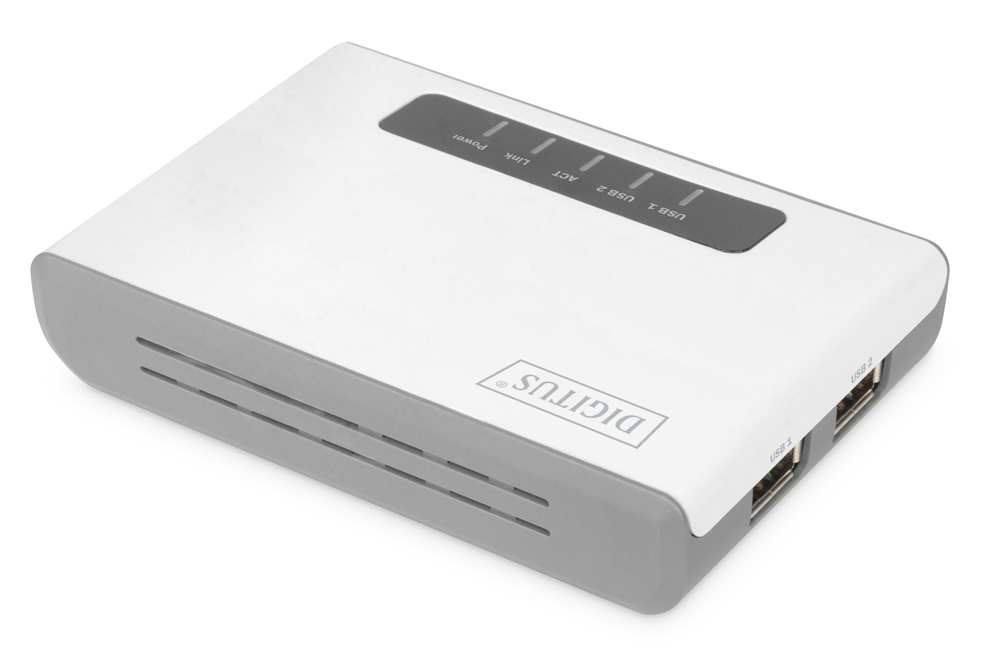 Ditgitus 2-Port Usb2.0 Wireless Multif. Netw.Server,300mbps
