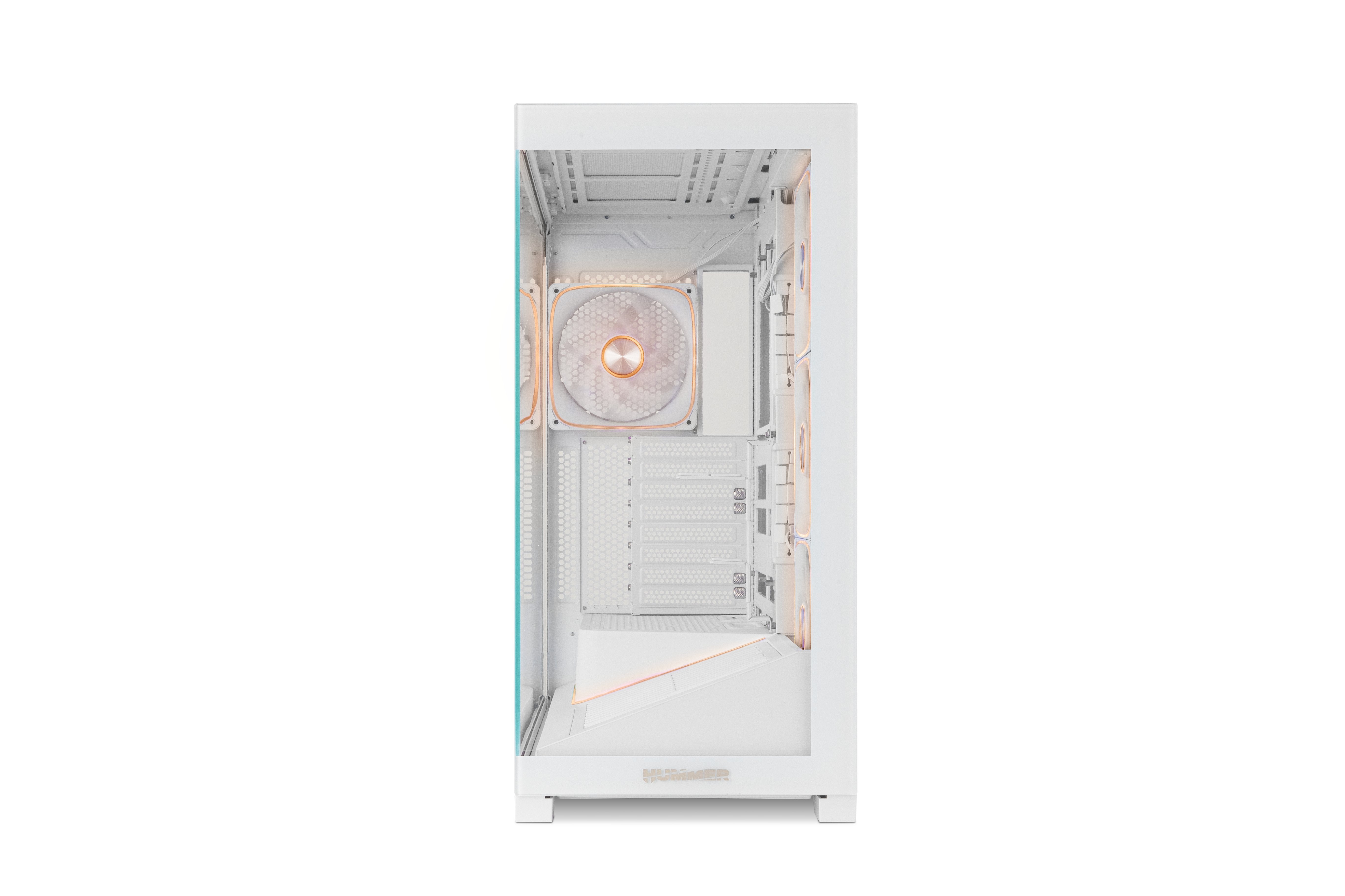 Caja Gaming Semitorre Nox Hummer Blade Blanca