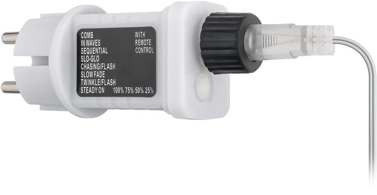 Cortina De Luz Con 300 Led
Con Mando A Distancia, Función Temporizador, 8 Modos De Luz, Dimmer Y Transformador Externo De 31 V,