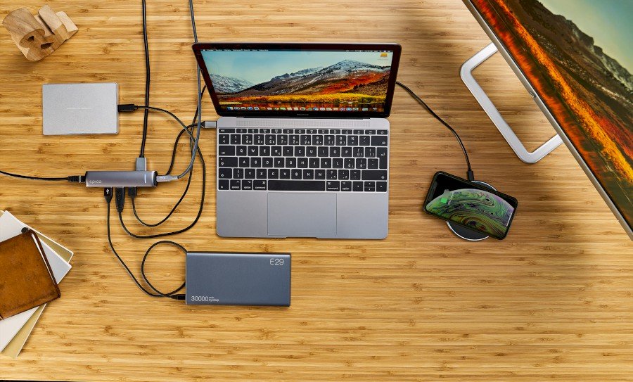 Epico Hub Usb-C A 4k Hdmi  3usb-A  Usb-C  Ethernet - Plata