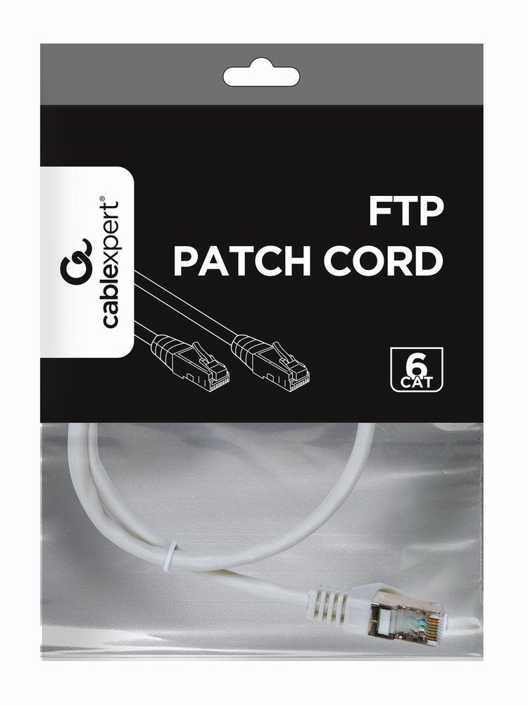 Gembird Cable Red Ftp Cat6 0,5m Blanco