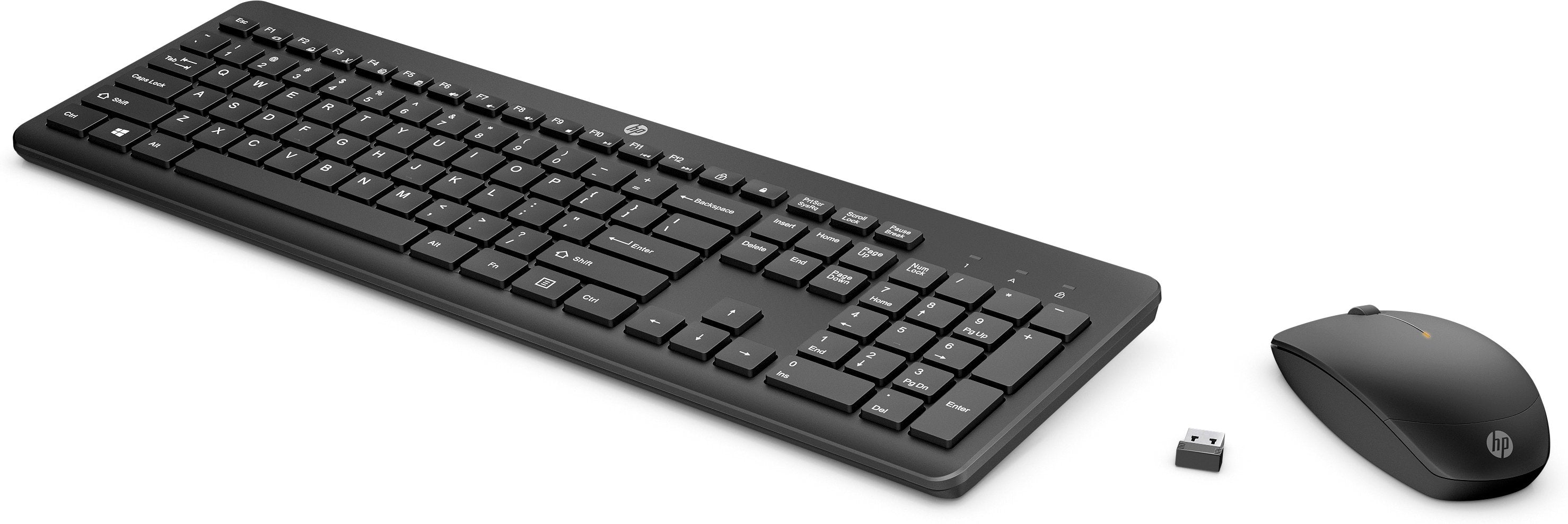 EAN 0198122957910 - HP 235 Wireless Mouse and Keyboard Combo teclado Ratón incluido Oficina RF inalámbrico Negro imagen 2