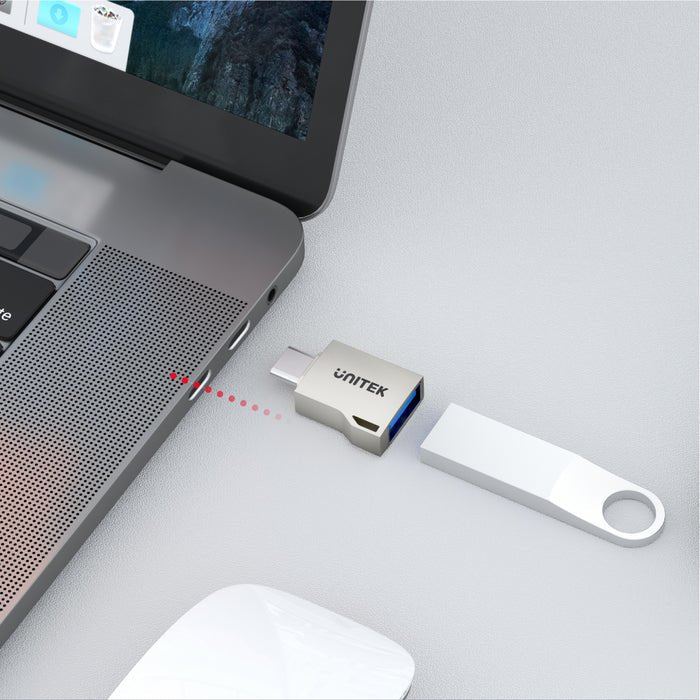 Adaptador Unitek Usb-C-Usb-A 3.1 Gen1 M/F A1025gni