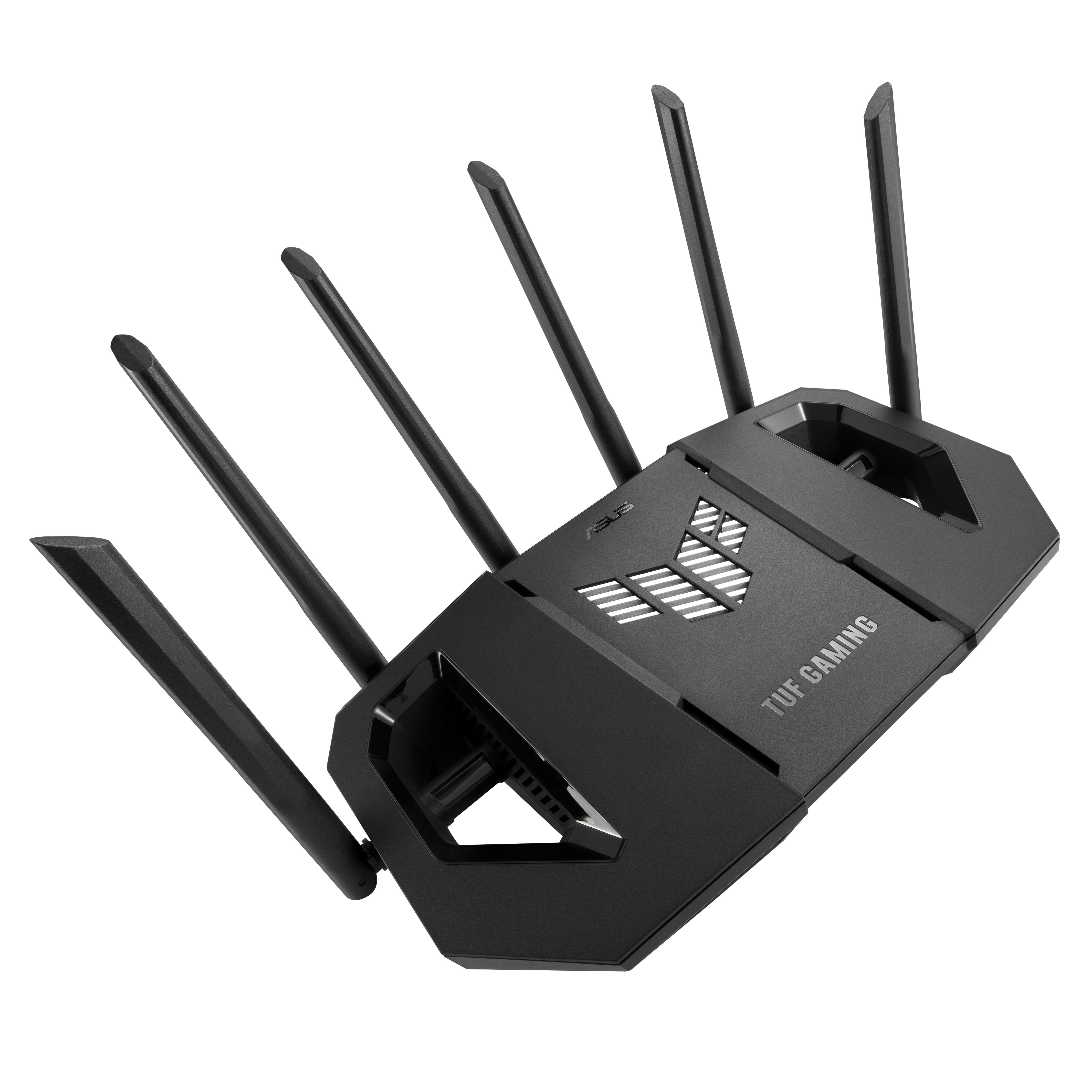 EAN 4711387931851 - ASUS 90IG0A30-MO9C00 router inalámbrico 2.5 Gigabit Ethernet Tribanda (2.4 GHz / 5 GHz / 6 GHz) Negro imagen 5