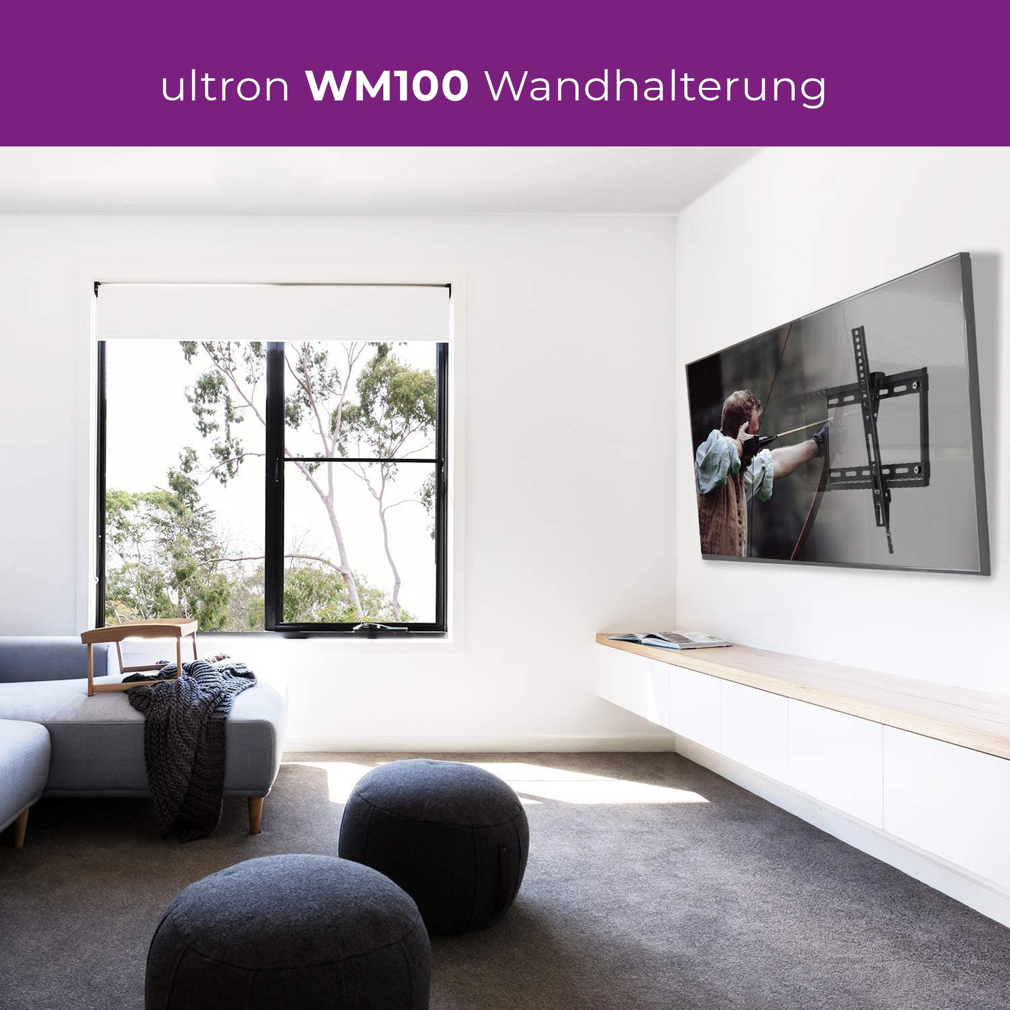 Soporte Pantalla Plana Montaje En Pared Ultron 23 "-55"