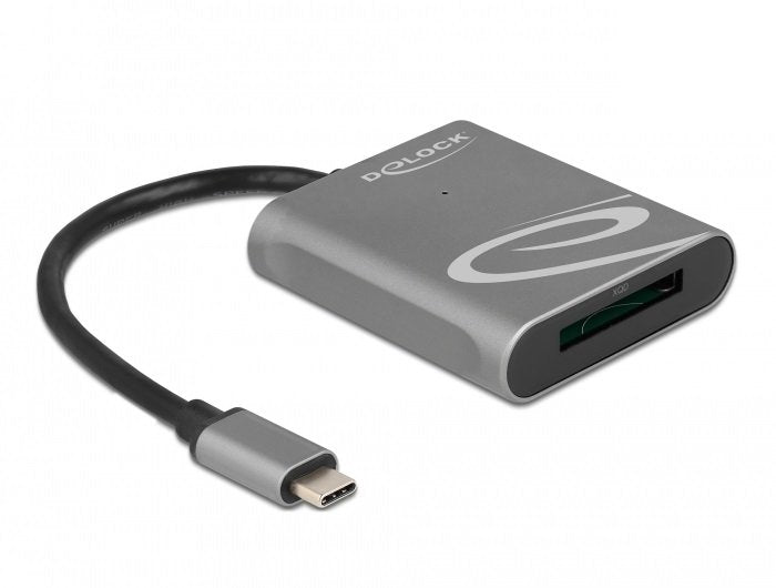 Lector De Tarjetas Externo Delock Usb Tipo-C Card Reader Para Xqd 2.0