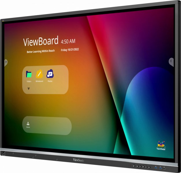 Viewsonic Ifp5550-5 Pizarra Y Accesorios Interactivos 139,7 Cm (55") 3840 X 2160 Pixeles Pantalla Táctil Negro Hdmi