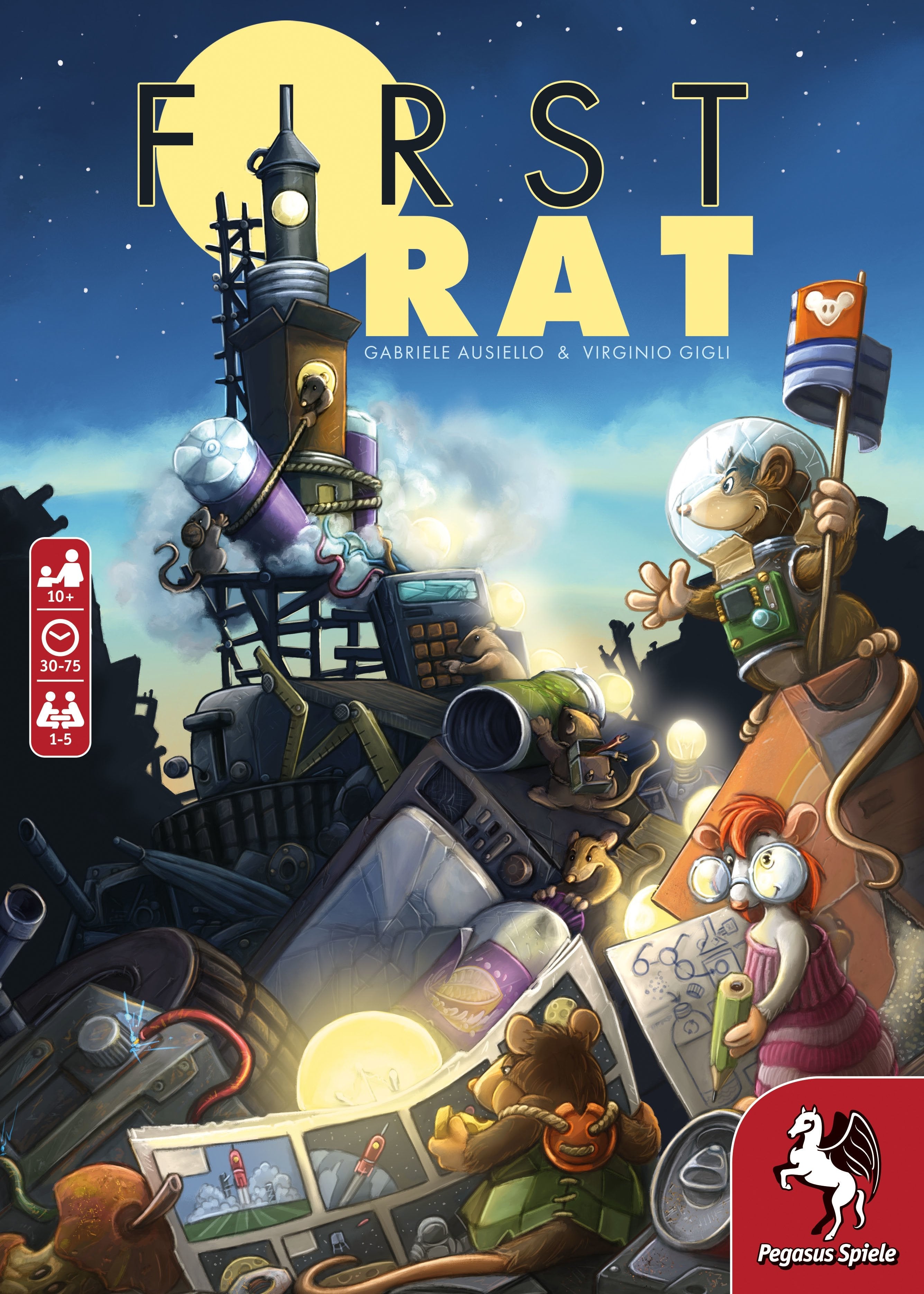 Pegasus First Rat, Juego De Mesa 51232g