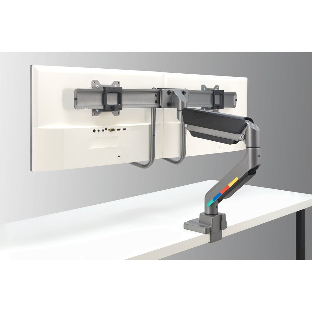 Soporte Kensington Monitorarm 32",2tft,2gel.Max.9kg,Gris Smartfit