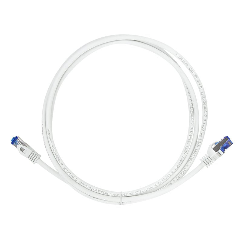Logilink Cable De Red Ultraflex, Cat.6a, S Ftp, Blanco, 20 M