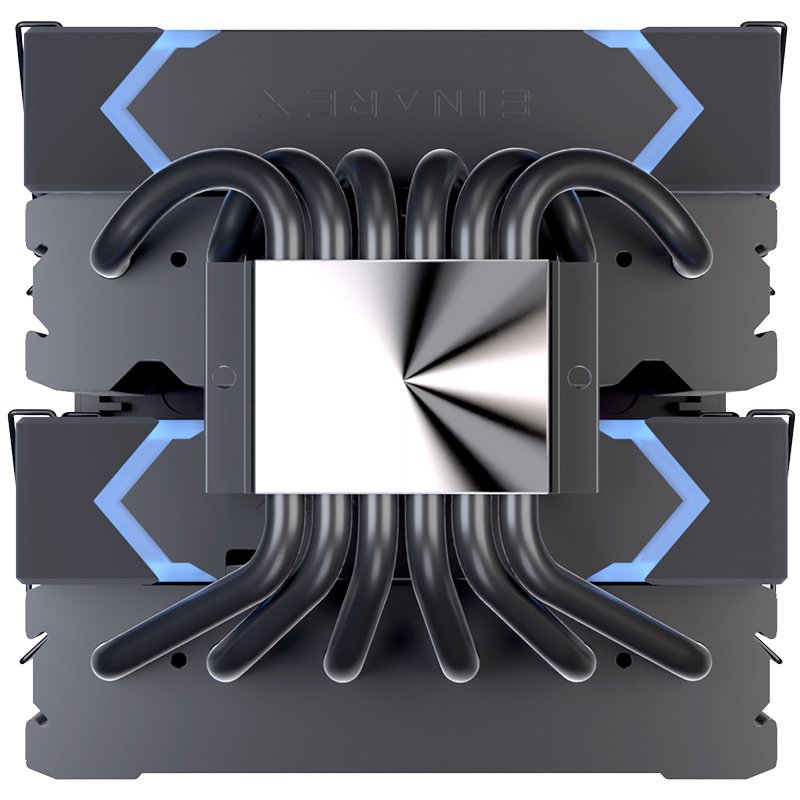 EAN 6977277369281 - Einarex EXAC-VT-300-R-B sistema de refrigeración para ordenador Procesador Refrigerador de aire 12 cm Neg imagen 14