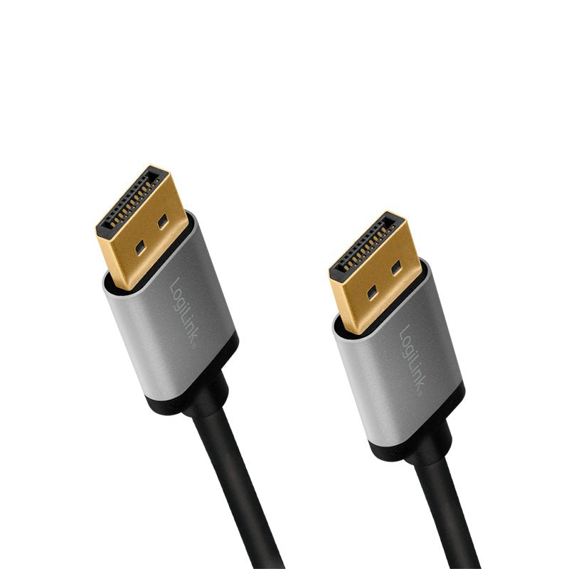 EAN 4052792062021 - LogiLink CDA0100 cable DisplayPort 1 m Negro, Gris imagen 2