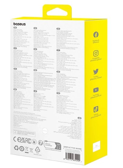 EAN 6932172634292 - Baseus P10022905113-00 batería externa Polímero de litio 30000 mAh Negro imagen 8
