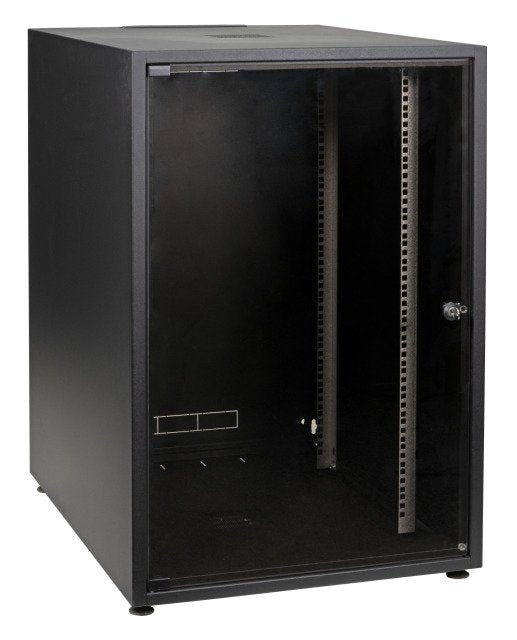 Netzwerkschrank Office 15he 600x800mm Ral9005 (Speditionsversand)