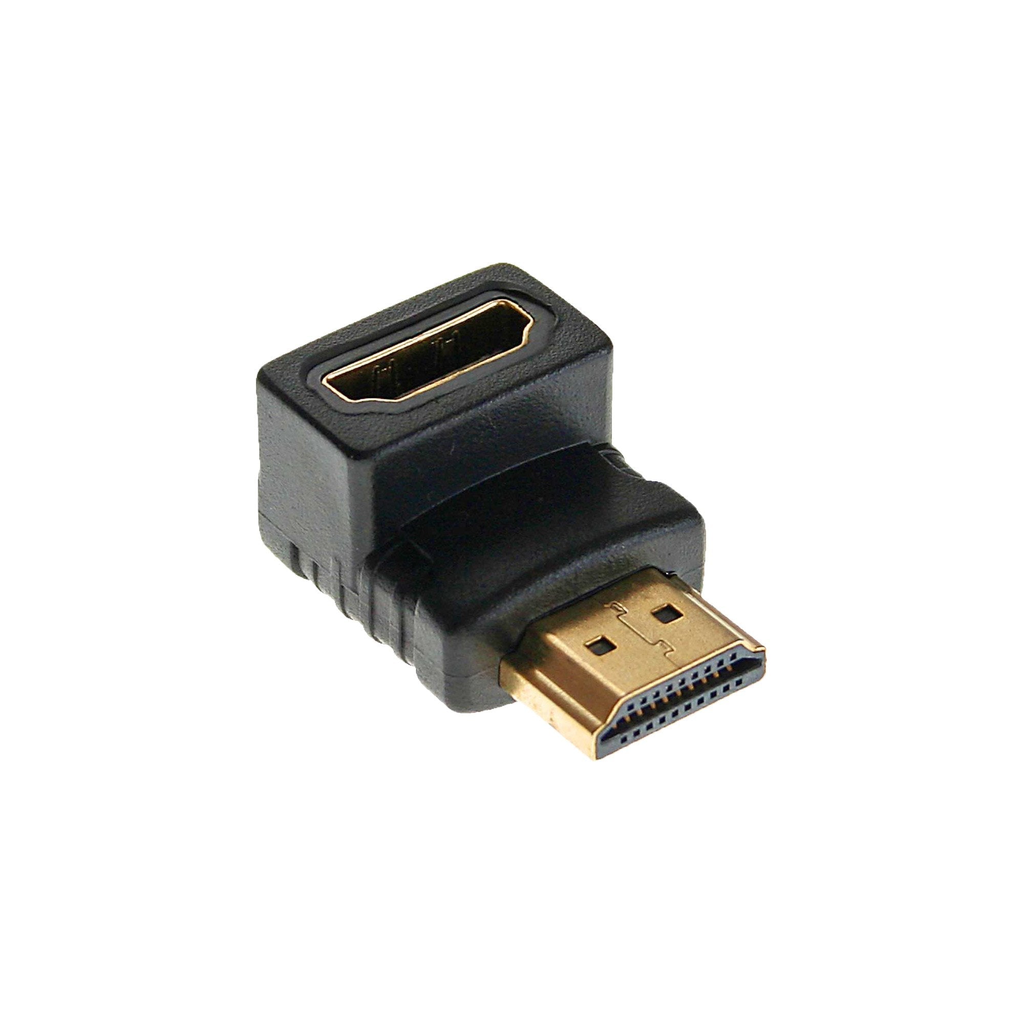 Adaptador Inline Hdmi Macho A Hembra En Ángulo Inferior , 4k2k