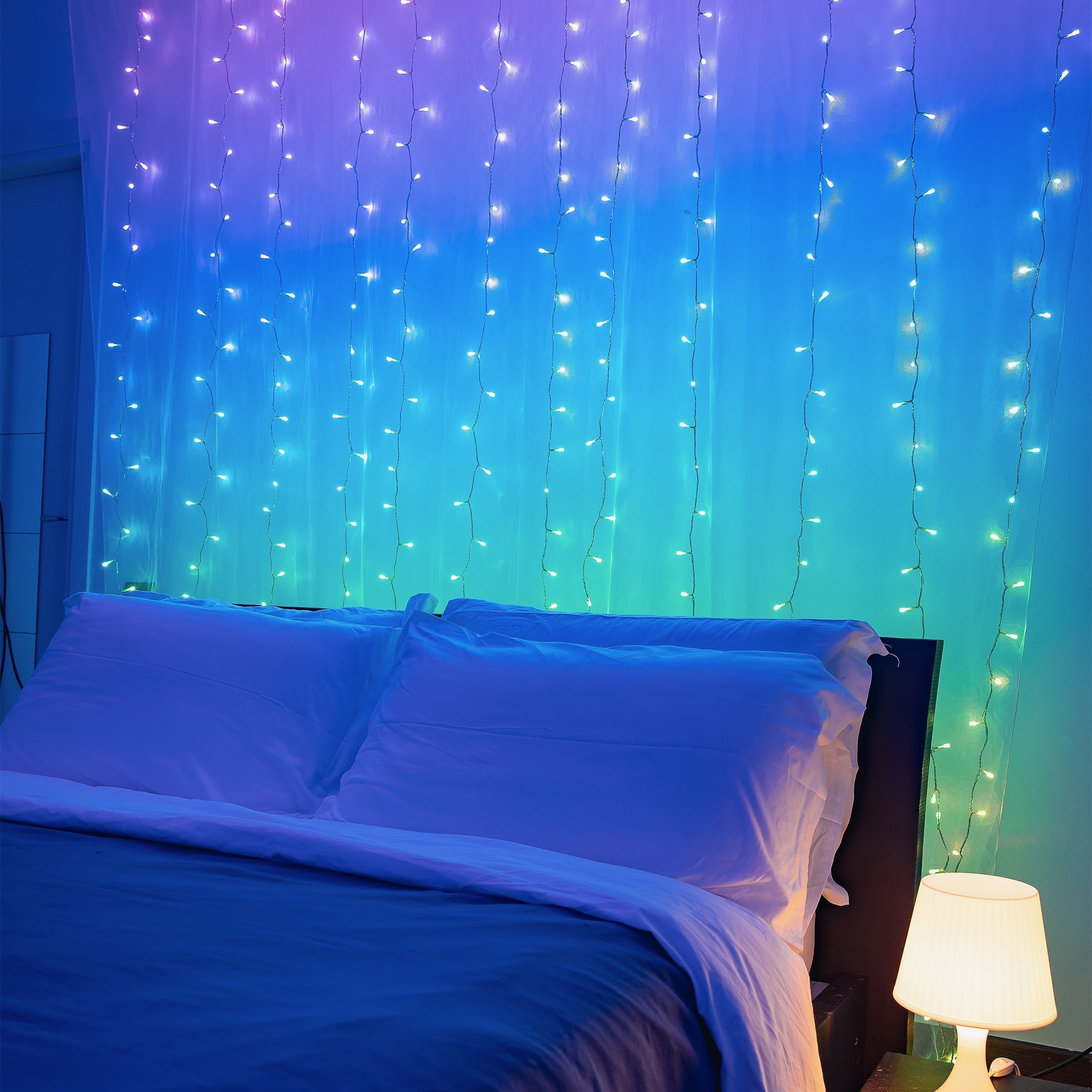 Cortina Inteligente Led Twinkly 210 Rgb + W 2 1m