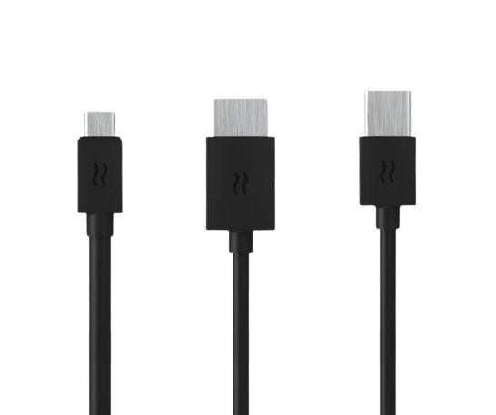 Airtame Aircord Hdmi + Usb Usb Tipo C Negro