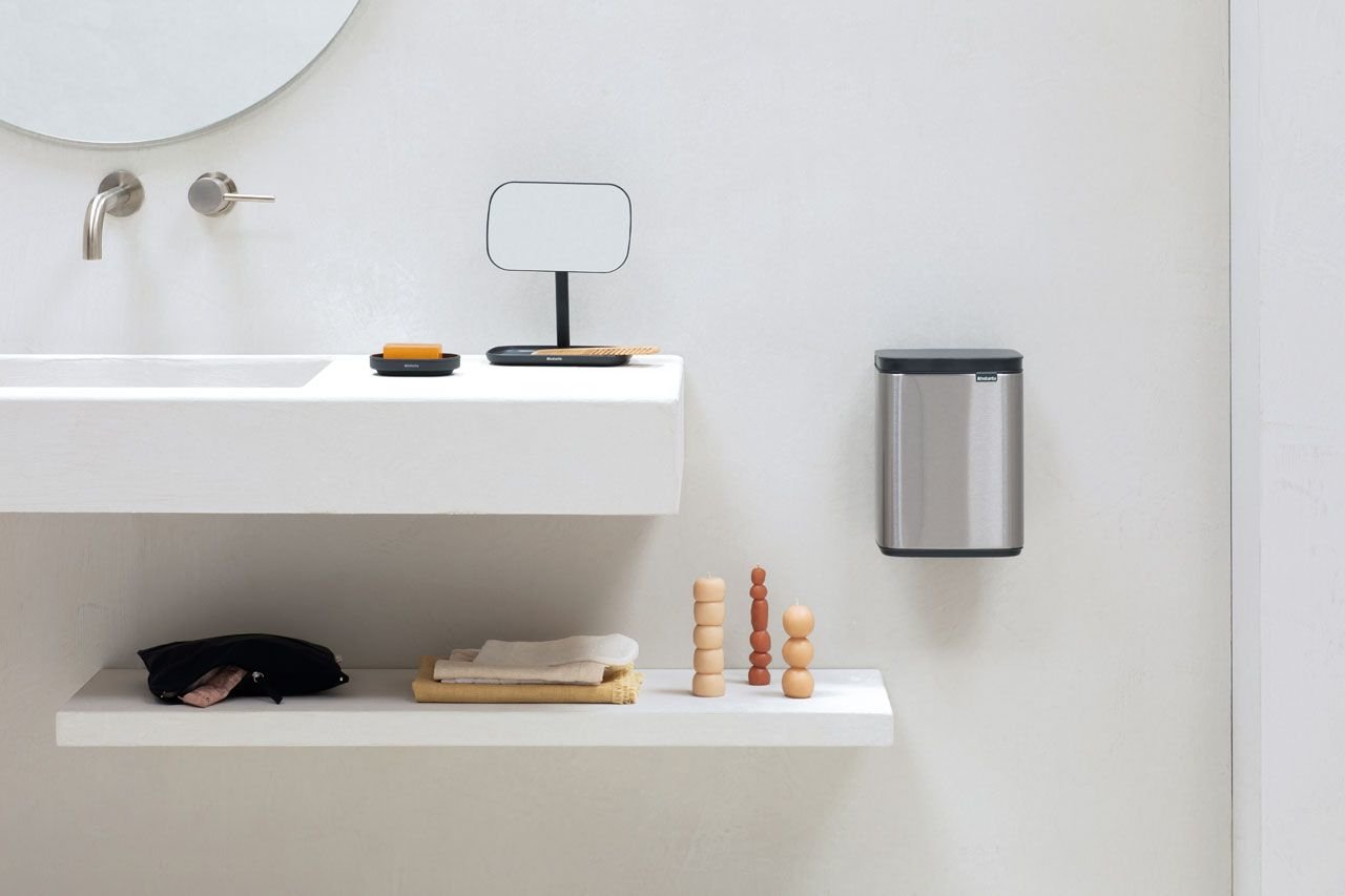 Brabantia Bo Trash Bin 4 Liter Matte Steel