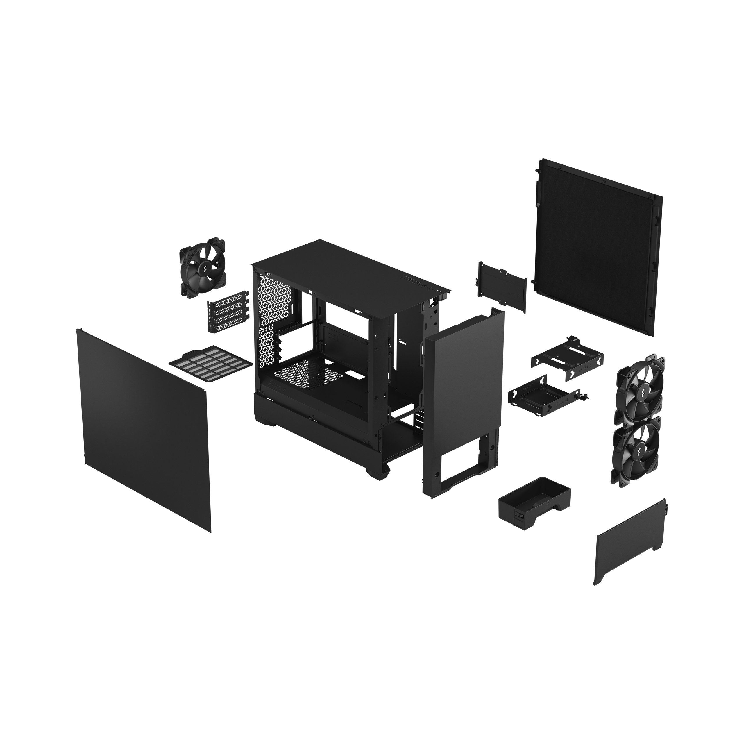 EAN 7340172703259 - Fractal Design Pop Mini Silent Mini Tower Negro imagen 3