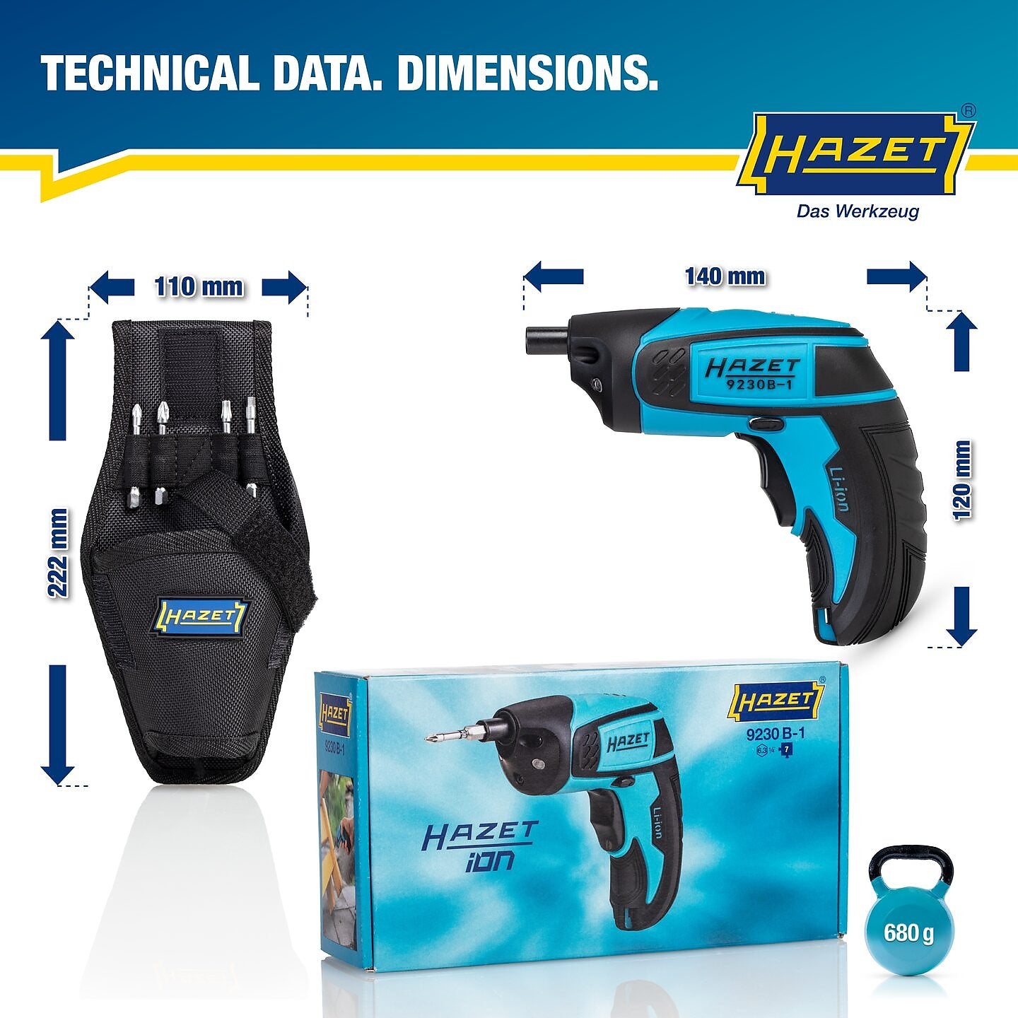 EAN 4000896250820 - HAZET 9230B-1 taladro imagen 8