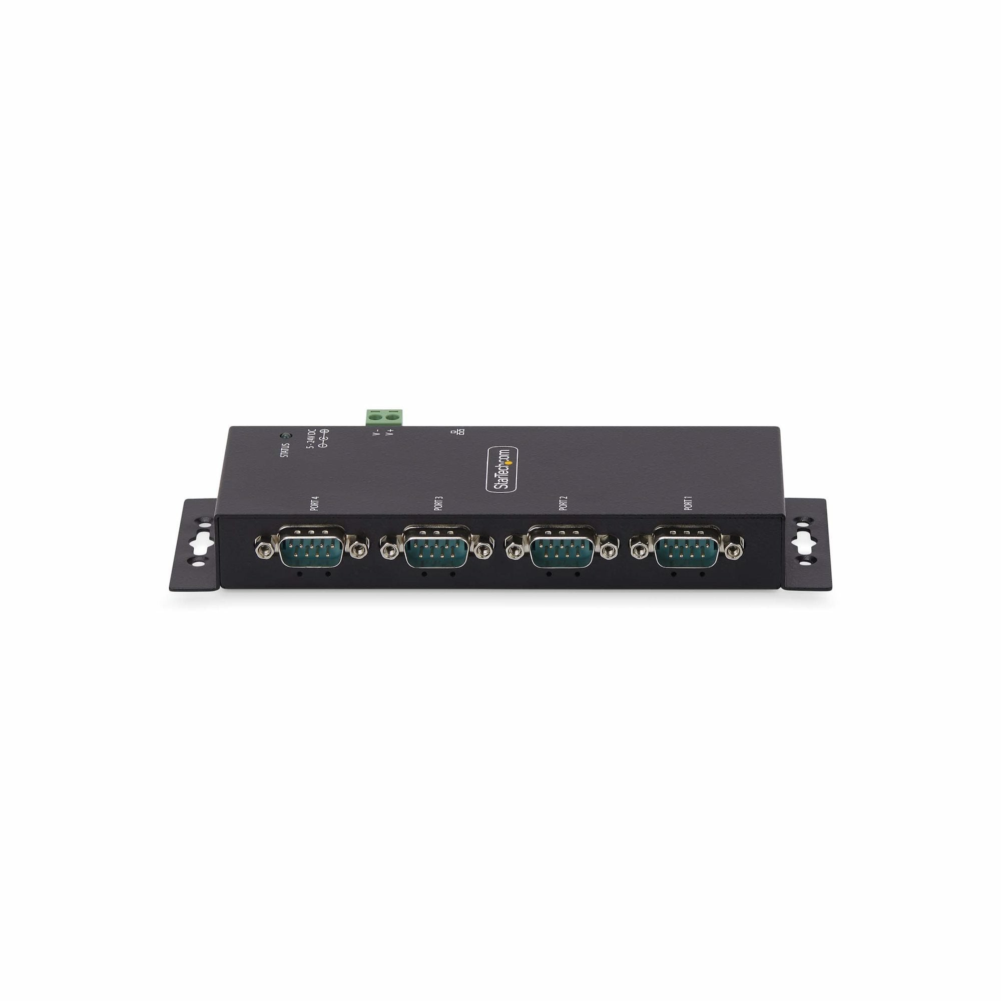EAN 65030906012 - StarTech.com I43-SERIAL-ETHERNET convertidor, repetidor y aislador en serie RS-232 RJ-45 Negro imagen 3