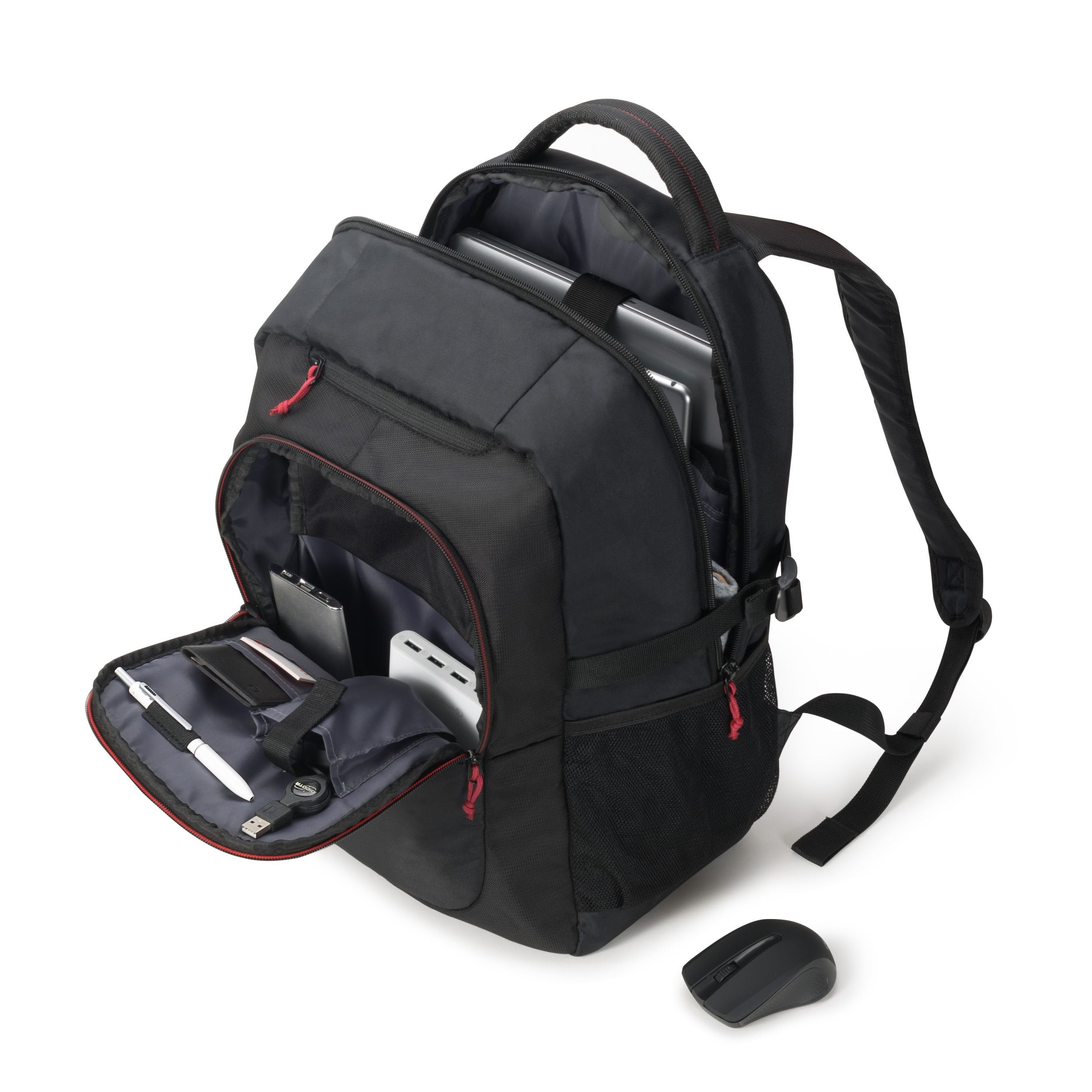 EAN 7640158668962 - DICOTA D31719 maletines para portátil 39,6 cm (15.6") Mochila Negro imagen 3