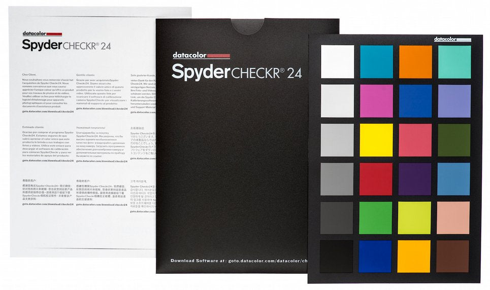 Datacolor Spydercheckr 24 Tarjeta Para Calibración De Color